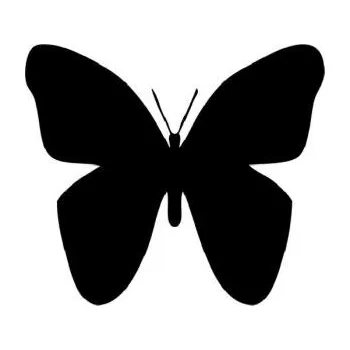 ARTEMISS Motýlci - plastová šablona 020 Rozměr: A 6,5x9cm