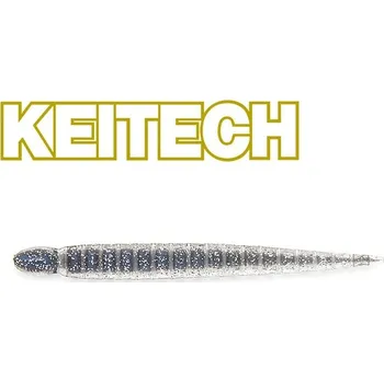 Umělá nástraha Gumová Nástraha Keitech Custom Leech&nbsp;3'' 7,5cm Pro Blue Shiner (10ks)