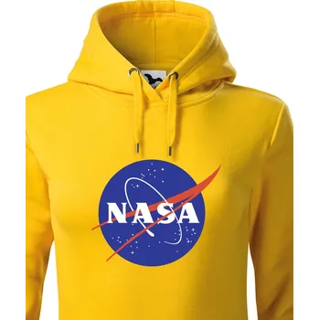 Dámská mikina Dámská mikina s potiskem NASA, Barva Žlutá, Velikost XL, Canvas Dámská mikina Bezvatriko.cz 1