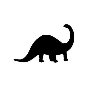 ARTEMISS Dinosaurus - plastová šablona 138 Rozměr: B 14,5x14,5cm