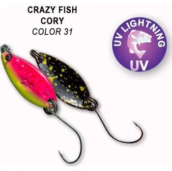 Umělá nástraha Plandavka Crazy Fish Cory 21mm 1,1g color 31