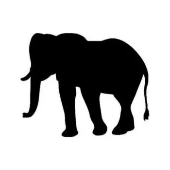 ARTEMISS Slon - plastová šablona 107 Rozměr: B 14,5x14,5cm