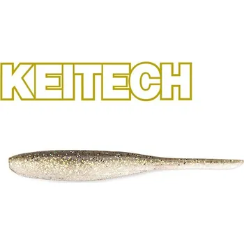 Umělá nástraha Gumová nástraha Keitech Shad Impact 4" 11cm Crystal Shad (8ks)