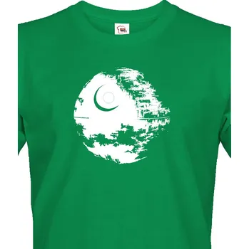 Pánské tričko Pánské tričko Star Wars s Hvězdou smrti, Barva Zelená, Velikost M, Canvas Pánské tričko s krátkým rukávem Bezvatriko.cz 1