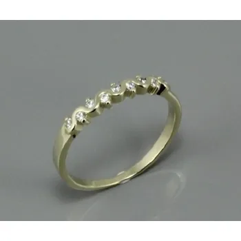 Prsten Zlatnictví U Kostela Dámský zlatý prsten s bílými zirkony 2086 56 195-15610513