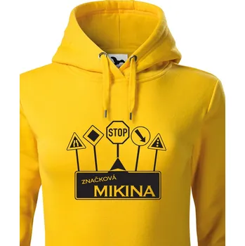 Dámská mikina Dámská mikina s vtipným potiskem Značková mikina, Barva Žlutá, Velikost 2XL, Canvas Dámská mikina Bezvatriko.cz 1