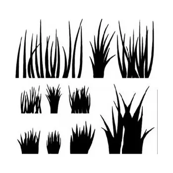 Výtvárné potřeby ARTEMISS Tráva - plastová šablona 043 Rozměr: D 29x29cm