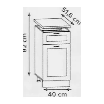 Kuchyňská linka Kuchyňská linka Villa - Moderní kuchyňská linka
