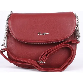 Kabelka Dámská crossbody kabelka David Jones 6100-1 tmavěčervené | KabelkyproVas.cz