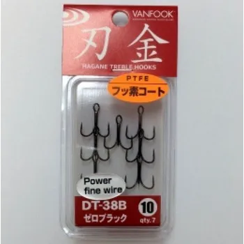 Rybářský háček Trojháček Vanfook DT-38B Vel.6 (6ks)