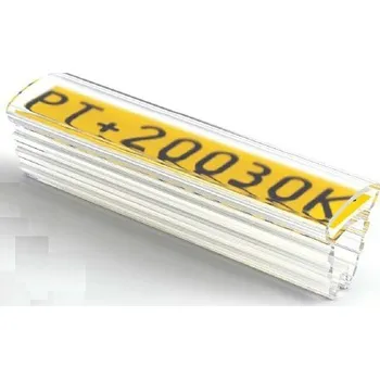 Pásek do tiskárny Partex PT+20012A návlečka 12 mm, 100ks,(4,0 10,0 mm), PT průsvitné pouzdro na štítky