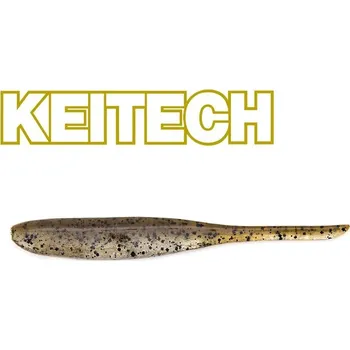 Umělá nástraha Gumová nástraha Keitech Shad Impact 4" 11cm Green Pumpkin PP. Shad (8ks)