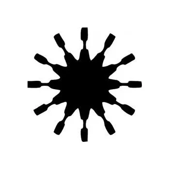 ARTEMISS Ozubené kolo - plastová šablona 214 Rozměr: B 14,5x14,5cm