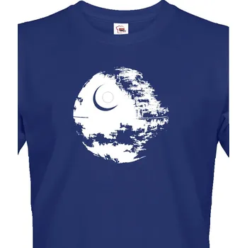 Pánské tričko Pánské tričko Star Wars s Hvězdou smrti, Barva Modrá, Velikost M, Canvas Pánské tričko s krátkým rukávem Bezvatriko.cz 1