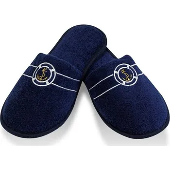 Pánské pantofle Pánské pantofle MARINE - Tmavě modrá, 30 cm (vel.42/44), Soft Cotton