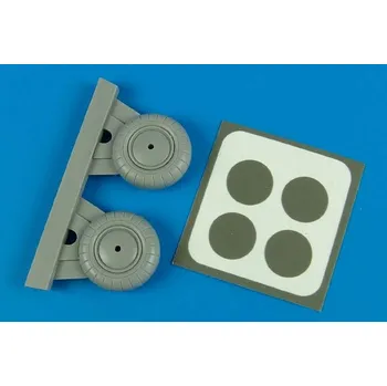 Plastikový model Aires 1/48 Fw 189 wheels & paint masks