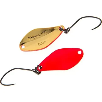 Umělá nástraha Plandavka Nories Masukurouto Weeper 0,6g 20mm #001 Fluo-Rot / Gold