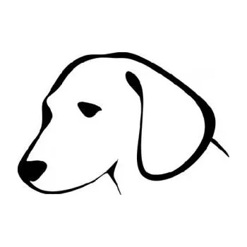 ARTEMISS Hlava pes - plastová šablona 064P Rozměr: B 14,5x14,5cm