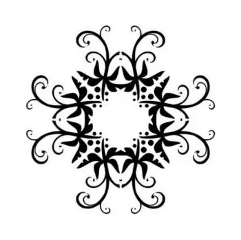 ARTEMISS Mandala - plastová šablona 010 Rozměr: C 14,5x14,5cm