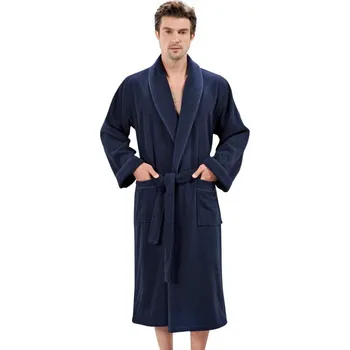 Pánské oblečení Pánský župan LORD - Tmavě modrá, XL, Soft Cotton