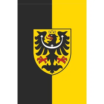 Vlajka Slezská vlajka svislá 100x150 cm, tunýlek (polyester 120 g/m2)