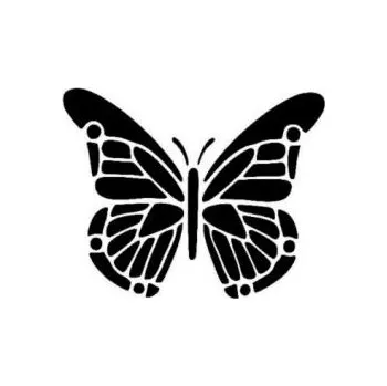 ARTEMISS Motýlek - plastová šablona 145 Rozměr: D 29x29cm