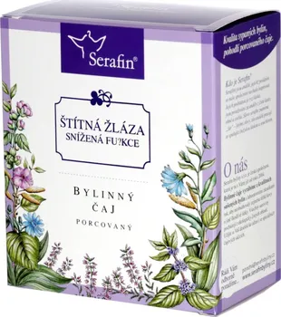 Léčivý čaj Serafin Štítná žláza snížená bylinný čaj porcovaný 15 x 2,5 g