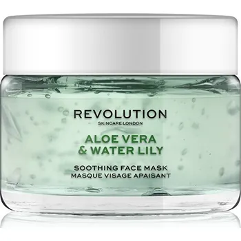 Pleťová maska Recenze Revolution Skincare Aloe Vera & Water Lily zklidňující maska 50 ml