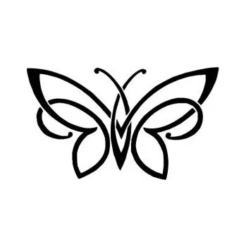 ARTEMISS Motýl - plastová šablona 191 Rozměr: C 14,5x14,5cm