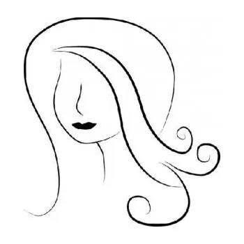 ARTEMISS Hlava dáma - plastová šablona 065 Rozměr: B 14,5x14,5cm