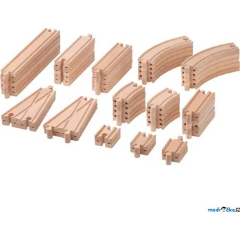 Vláček a vláčkodráha Vláčkodráha set kolejí - LILLABO, 50ks (Ikea) - Doporučujeme