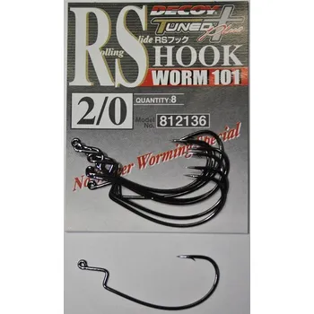 Rybářský háček Háček Decoy Worm 101 Vel.1/0 (8ks)