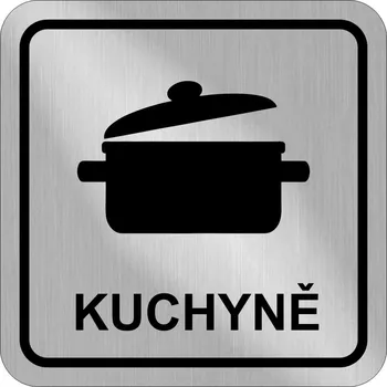 Plastová cedulka kuchyně