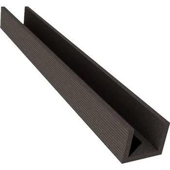 Plot WPC U-profil malý Duofuse grafitová černá dl. 2,02m