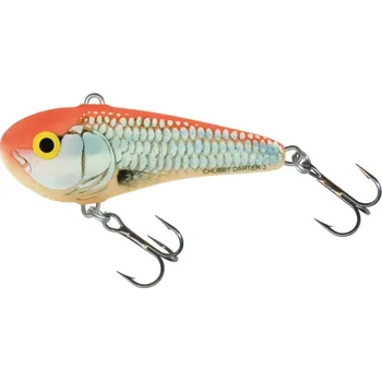 Nástraha Wobler Salmo Chubby Darter 4cm Sinking Silver Red Orange