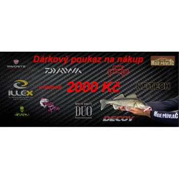 Dárkový potravinový koš MojePřívlač.cz Dárkový poukaz na nákup v hodnotě 2 000 Kč
