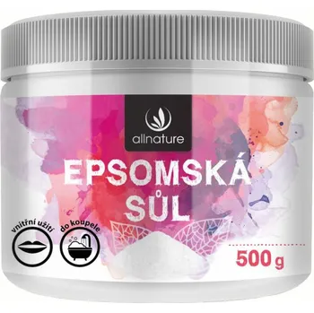 Koupelová sůl Allnature Epsomská sůl 500 g