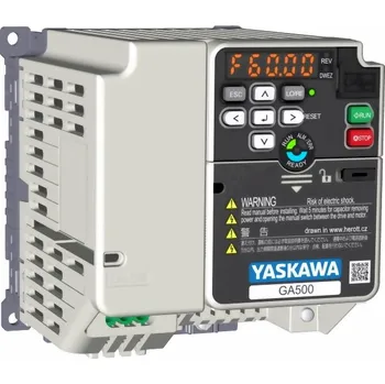 Měnič napětí YASKAWA GA500, měnič frekvence 0.55kW, GA50C4002EBAA, IP20, napájení 3 fáze (postupně nahrazuje VC4A0002BAA)