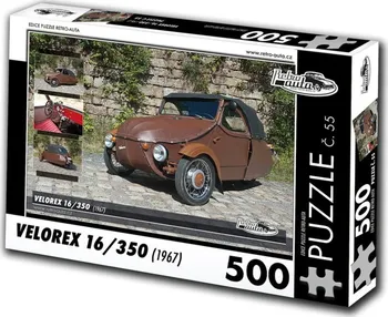 Puzzle KB Barko Retro Auta Velorex 16/350 - 1967 500 dílků