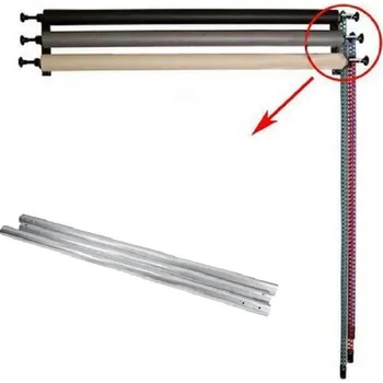 Hliníková trubka, příčník pro upevnění fotopozadí (Hliníková trubka pro fotografické pozadí s řetězovým nebo elektrickým pohonem)