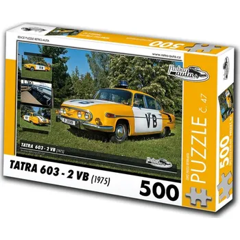 Puzzle RK Barko Retro Auta Tatra 603-2 VB 1975 500 dílků
