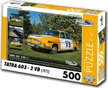 Puzzle RK Barko Retro Auta Tatra 603-2 VB 1975 500 dílků
