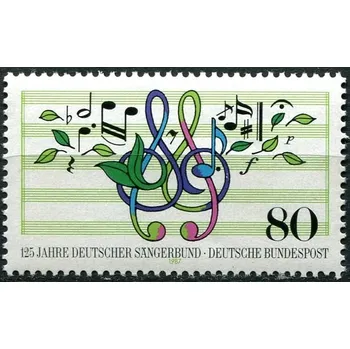 Poštovní známka (1987) MiNr. 1319 ** - Německo - Německá pěvecká asociace