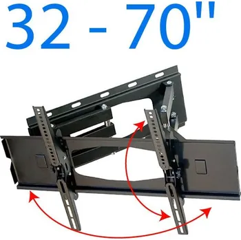 Televizní držák Sklopný a otočný nástěnný držák pro LCD a plazmové televizory
