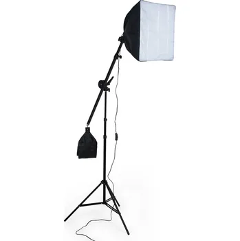 Softbox Jeřábový stativ, Boom, softbox 50x50cm, E27/85W