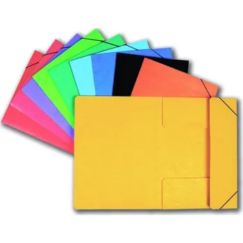 Mapa 253 prešpan s gumičkou 350g oranžová 1 ks