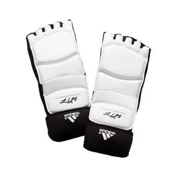 Bojový sport Taekwondo chrániče nohou ADIDAS Velikost: S