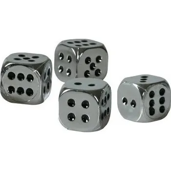 Čepička na ventilek Čepičky na ventilky chromové kostky