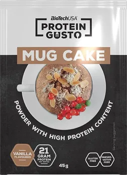 Fitness strava BioTechUSA Protein Gusto Mug cake vanilka 45 g