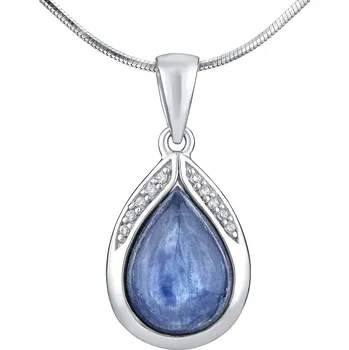 Přívěsek Silvego stříbrný přívěsek s přírodním modrým Kyanitem